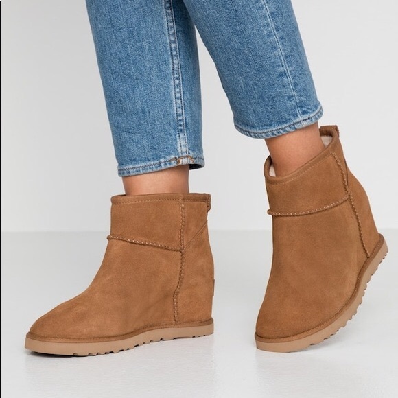 Ugg classic mini wedge bootie Clearance